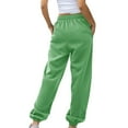 thumbnail image 4 of Hontri Womens Khaki Pants Clearance! Women's Bottom Sweatpants Joggers Pants Workout High Waisted Yoga Pants with Pockets 100% Cotton Pants for Women, 4 of 8