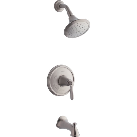 Kohler Mistos Bath/Shower Faucet R37028-4G-BN - Single Lever, Brushed Nickel - 1 Piece