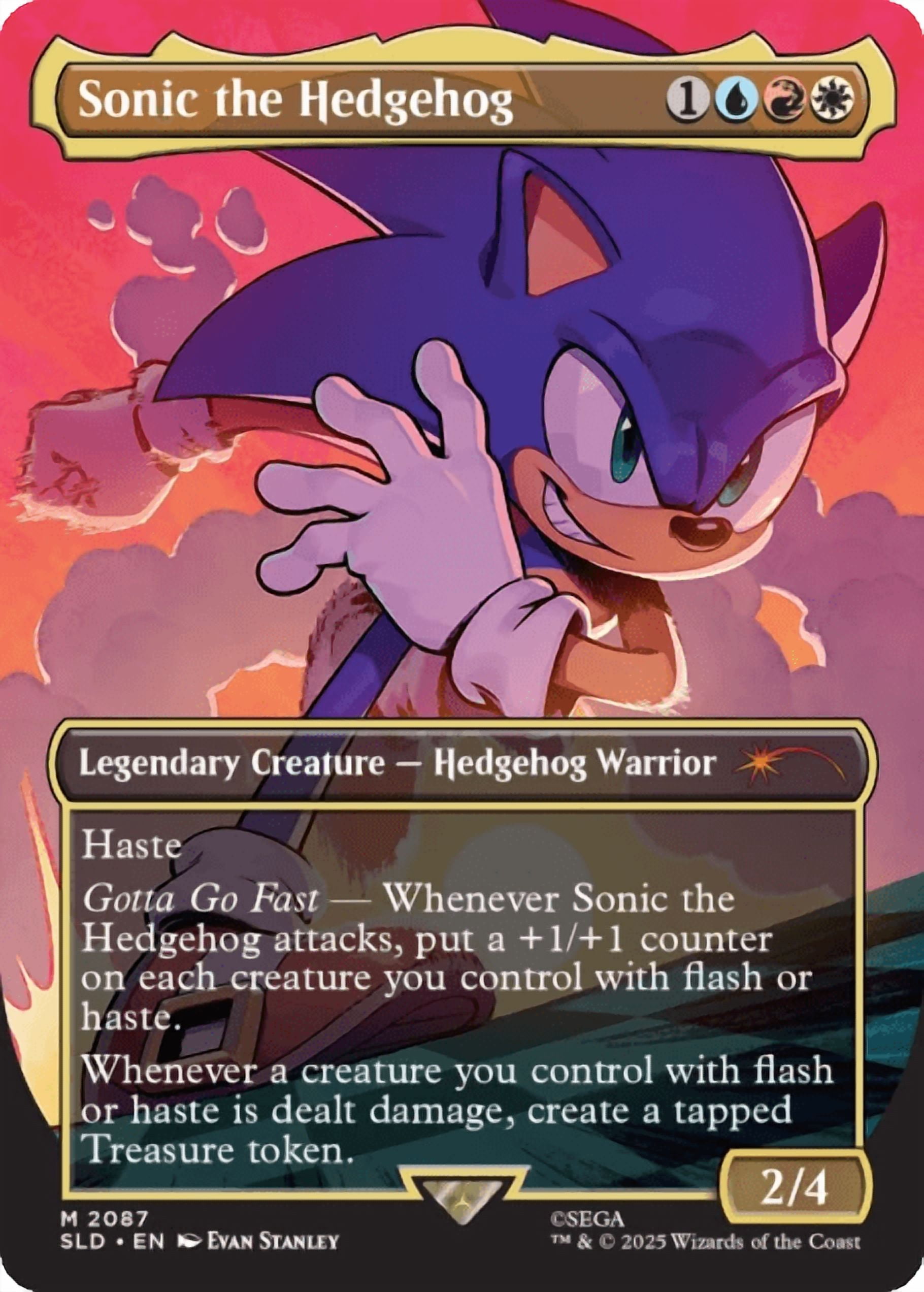 Magic the Gathering Secret Lair x Sonic the Hedgehog: Friends & Foes - Foil Edition