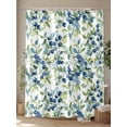 thumbnail image 4 of Fsddascl Blueberrys Leaves Shower Curtain Set - 72" x 78" Washable Bathtub Curtain with 12 Hooks, Country Green Botanical Plants Waterproof Fabric Stall Shower Curtains for Bathroom/Bathtub Décor, 4 of 6