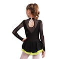 thumbnail image 1 of MSemis Robe de Ballet pour Filles Tenue de Ballet à Manches Longues pour Enfants Combinaison de Danse Jaune 8, 1 of 7