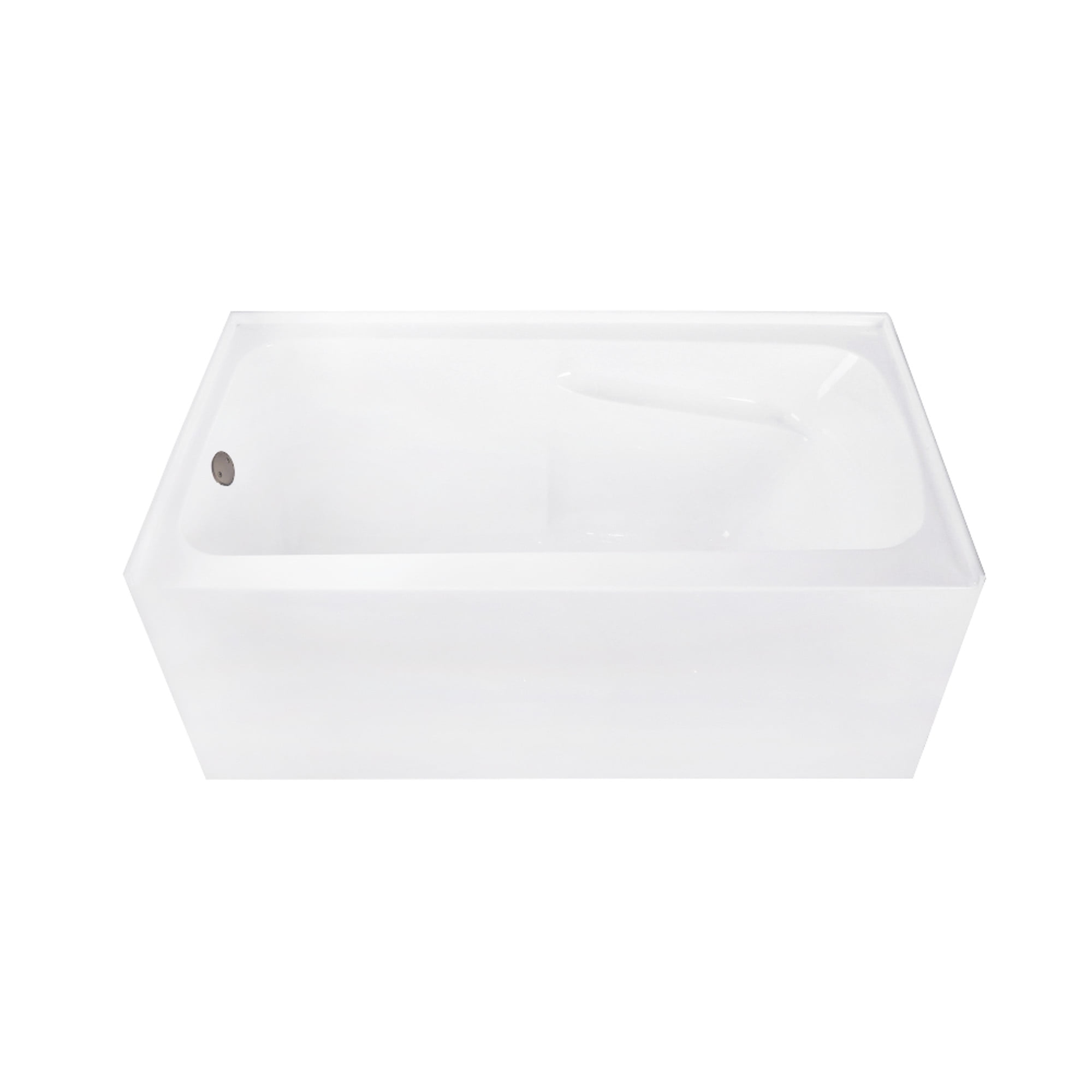 Aqua Eden VTAP603222L 60-Inch Acrylic Rectangular 3-Wall Alcove