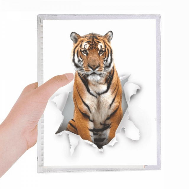 Animal Paper Breaks Shock Tigers Notebook Loose Diary Refillable Journal Stationery
