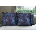 thumbnail image 6 of Ambesonne Space Throw Pillow Cover 4 Pack, Sky with Star, 16", Dark Purple and Blue, 6 of 7