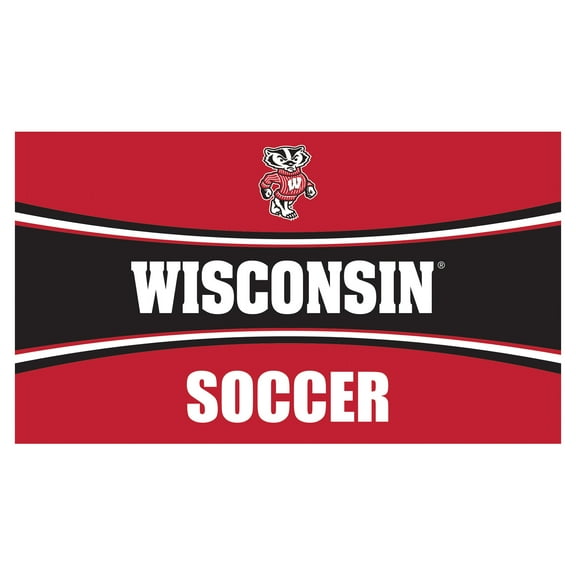 Wisconsin Badgers 28" x 16" Soccer Trapper Door Mat