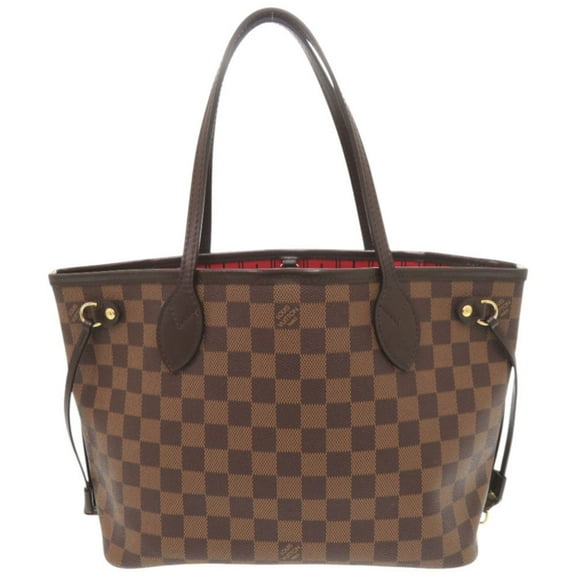Pre-Owned Louis Vuitton Neverfull PM Damier N51109 Brown Tote Bag 1294 LOUIS VUITTON (Good)