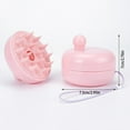 thumbnail image 2 of Scalp Massager Shampoo Brush with Detachable Silicone Head for Deep Cleansing and Stimulation, 2 of 4
