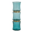 thumbnail image 2 of Benzara 99819 Fancy Glass Vase, Blue, 2 of 2
