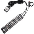 thumbnail image 1 of Luces LED para Motocicleta, RGB, Control de Sonido por Aplicación, Retroiluminación Flexible, Impermeable, Decoración, Tira de Neón de 48 Luces., 1 of 5
