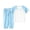 Sky Blue, variant on Girls Clothes, Teen Girl Clothes Girl Short Sleeve Tops Long Pants 2PC Casual Sweatsuits Set