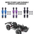 thumbnail image 2 of 2x Aluminium Big Bore Shocks Oil Damper Aluminium Alloy Smooth For 1/10 RC Crawler LCG Cheater Rigs SCX10 TRX4 Front Rear Blue 2, 2 of 9