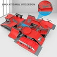 thumbnail image 4 of Skate Park Ramp Parts For Tech Decks Fingerboard Finger Board Parks Gift For Kids, 4 of 5