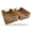 S: 12" x 8" x 4" (2 Pcs), variant on Handmade Water Hyacinth Wicker Storage Basket – Rectangle Organizer Bin for Shelves, Blanket, Bathroom, Closet, Toilet Tank – Decorative & Durable (1, 17.5"x6.7"x2.5")