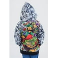 thumbnail image 3 of Teenage Mutant Ninja Turtles Donatello Raphael Leonardo Fleece Athletic Pullover Hoodie Toddler to Big Kid, 3 of 5
