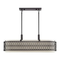 Livex Lighting - Vistaview - 6 Light Large Linear Chandelier-23.5 Inches Tall