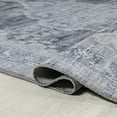 thumbnail image 5 of JONATHAN Y WASHABLE 4 x 6 Area Rug, Wincer Chenille Cottage Medallion - Gray/Blue/White, WSH202D-4, 5 of 9