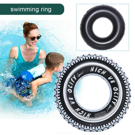 PVC Swimming Ring,Universal Thickened Tyre Design,Pool Float Circles,Leakproof inflatable swimming ring,Water Activity,Summer Fun(60)
