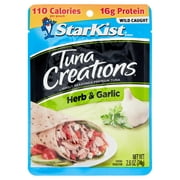 StarKist Tuna Creations, Herb and Garlic, 2.6 oz Pouch