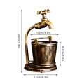 thumbnail image 2 of HBYJLZYG Ash Tray Strange Ashtray Faucet Shaped Ashtray Metal Home Furnishings, 2 of 4