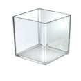 thumbnail image 3 of 6" Deluxe Clear Acrylic Square Cube Bin for Counter, 4-Pack, 3 of 6