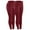 Wine, variant on AGWOLF 2 Pack Leggings for Women with Pockets- High Waisted Tummy Control Legging for Workout Running Gym Running Sports Yoga Pants