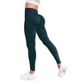 thumbnail image 2 of Tittly Yoga Pants Leggings for Women Women's High Waist Belly Long Yoga Solid Color Breathable Running Fitness Pants Womens Workout Bottoms Comfy Pants Women AG L, 2 of 5