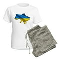 thumbnail image 5 of CafePress - Ukraine Pride Love Ukrainian Flag Pajamas - Women's Short Sleeve Print T-Shirt and Pants Light Cotton Pajama Set, 5 of 7