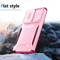 thumbnail image 3 of for Motorola Moto G Power 5G 2025, Luxury Sliding Camera Cover Soft TPU + Hard PC Shockproof Drop Protective Hybrid Stylish Ultra Slim Frosted Anti-slip Grip Case for Moto G Power 5G 2025, Pink, 3 of 7