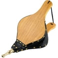 thumbnail image 1 of Fireplace Bellows, Wood Air Blower Cast Nozzle for Outdoor Camping BBQ Grill Chimney ,Hand Bellow Pump Pit Barbeque Fire Tools Accessories with Hanging Strap ( 15.5"x7"), 1 of 7