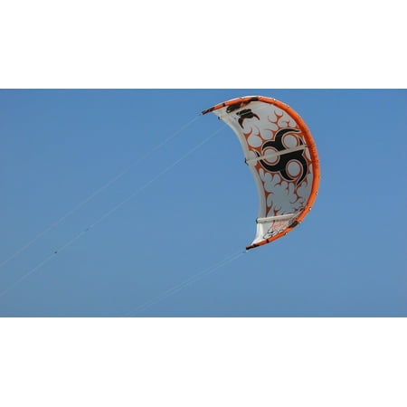 LAMINATED POSTER Extreme Action Wind Kite Surf Equipment Sport Sky Poster Print 24 x