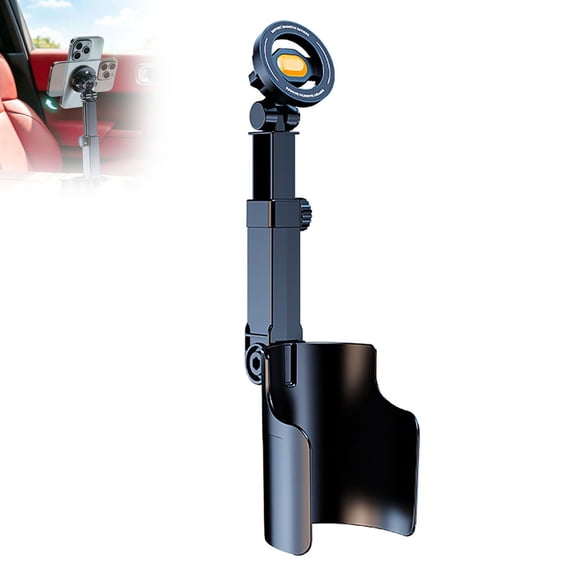 Universal Phone Mount Holder With Strong Suction Cup And Adjustable Viewing Angles