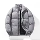 thumbnail image 5 of Parkas acolchadas para hombre, abrigos acolchados con cremallera, chaqueta de plumón para hombre, ropa corta de estilo coreano, ropa de invierno 2024, reseñas de ropa juvenil, 5 of 5