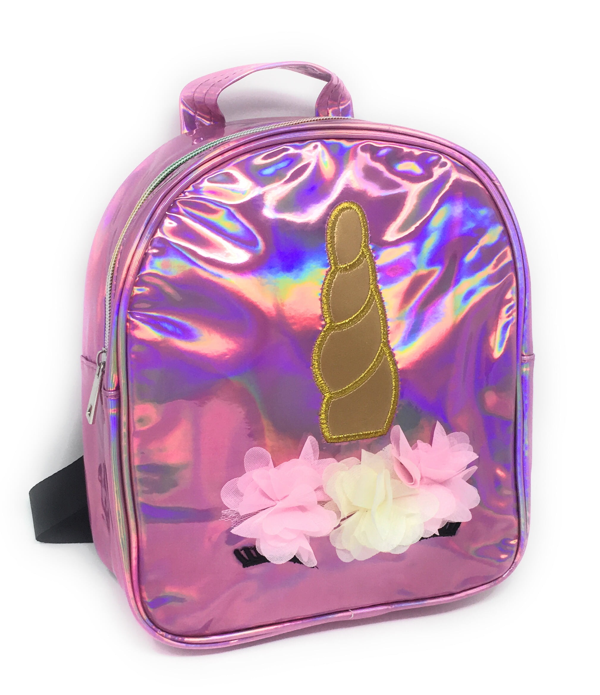 Unicorn Mini Backpack Purse Holographic Pink