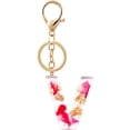thumbnail image 2 of Letter Keychain,26 Letters A-Z Decorative Letter Keychain,Name Keychain for Women Girls Men Teenager Gift, 2 of 2
