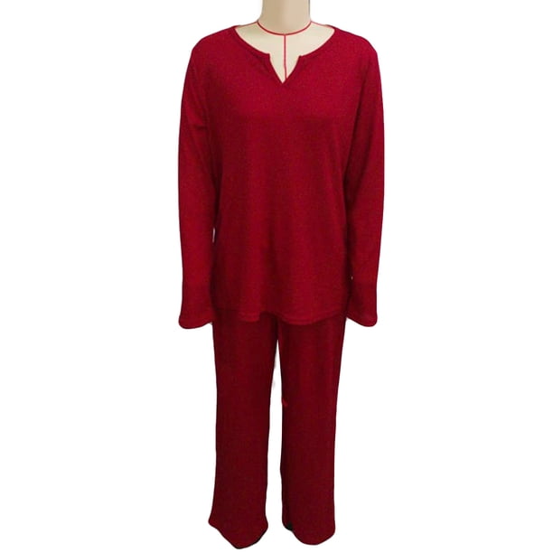 Conjunto de pijama de manga larga para mujer, pijama de dos piezas para mujer, conjunto de pijama con parte superior y pantalón de manga larga, conjunto de ropa de estar por casa consiga más