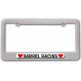 thumbnail image 1 of Barrel Racing Love with Hearts License Plate Frame, 1 of 1