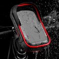 thumbnail image 2 of Soporte para TeléFono de Bicicleta una Prueba de Agua para Bolsa de Montaje en Manillar de Motocicleta Soporte Universal para TeléFono Celular para Scooter de Bicicleta Rojo, 2 of 8