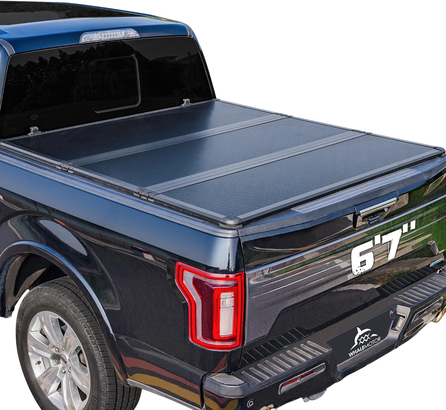 6.5ft FRP Hard Tri-Fold Tonneau Cover Truck Bed for 2014-2021 Toyota Tundra
