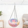 thumbnail image 6 of Small Parrot Bird Nest with Warm Plush Cotton Hammock for Cage, Cozy Hanging Bed for Autumn and Winter, 6 of 6