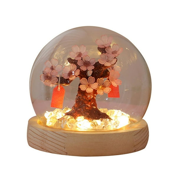 Exquisite Handmade for Cherry Blossom Tree Night Light: Adds Warmth and Creativity