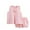 Pink, variant on vdgthytj Toddler Baby Girl Summer Clothes Cute Bow Crewneck Sleeveless Tank Tops and Shorts Set Matching Outfit
