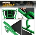 thumbnail image 6 of SLSRFD Mechanic Creeper Garage Automotive Floor Low Profile Roller Mechanics Tools, 44" 6 Caster Creeper with Adjustable Cushioned Headrest - 300 lbs Capacity (Green), 6 of 15
