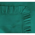 thumbnail image 7 of Vargottam Ruffle Tablecloth Rectangular Tabletop Covers Kitchen Dining Table Cloth Party Decoration Cotton Table Cover,Teal Green,60 x 108 Inches, 7 of 7