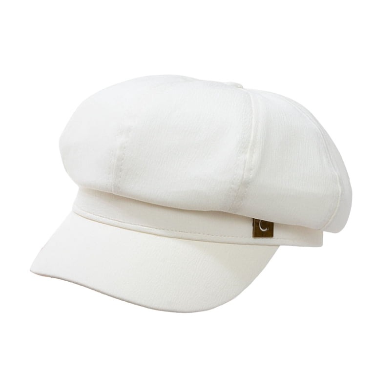 Beret Hat - Short Brim Round Dome Hat - French Paris Hat for  display picture 2