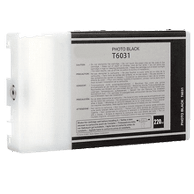 Zoomtoner Cartouche d'Encre Compatible EPSON T603100 Photo Noire