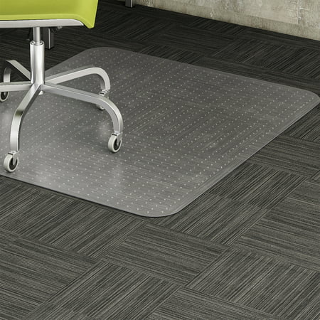 Lorell Chair Mat For Low Pile Carpet Rectangular With Lip