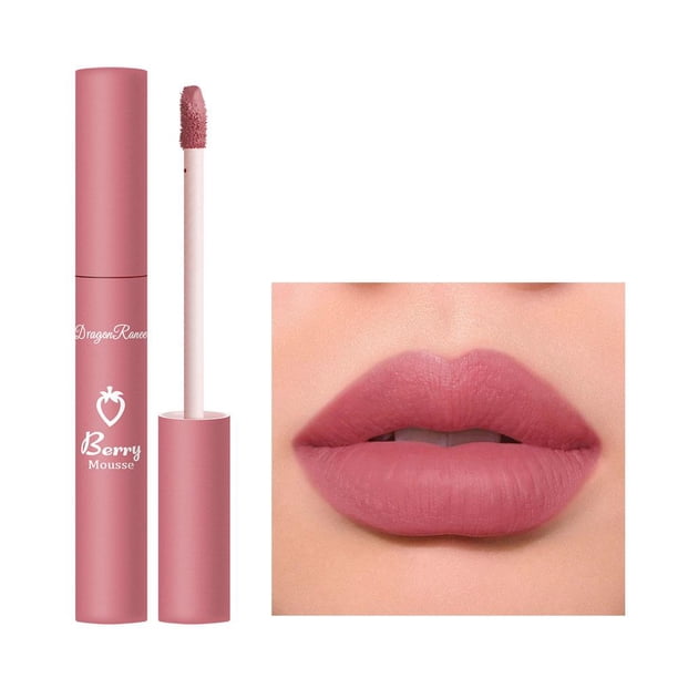 CAIROYAR Lápiz labial líquido de belleza mate aterciopelado de larga duración Maquillaje n Hot