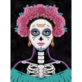 thumbnail image 2 of Prime, Marcus 12x14 Gold Ornate Wood Framed with Double Matting Museum Art Print Titled - Senorita Muerte, 2 of 4