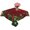 Dark Red Bright Red Emerald Green, variant on Red Christmas Table Cloth Waterproof Tablecloths, Winter Xmas Balls Snowflake Pine Branches Tablecloth Dining Table Cover for Kitchen Party Tabletop Outdoor, Square Tablecloth 60x60 Inch