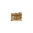 thumbnail image 2 of Corner Unit Bench Seating, Honey Pine Finish, Storage Bench, 67" Kitchen Dining Seating, 2 of 4